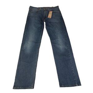 NWT Levis 505 Jeans Regular Fit Men’s 36x32 Stretch Straight Leg Denim